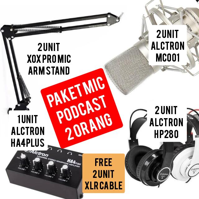PAKET MIC PODCAST BERDUA MC001
