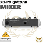 BEHRINGER XENYX Q802USB MIXER AUDIO INTERFACE
