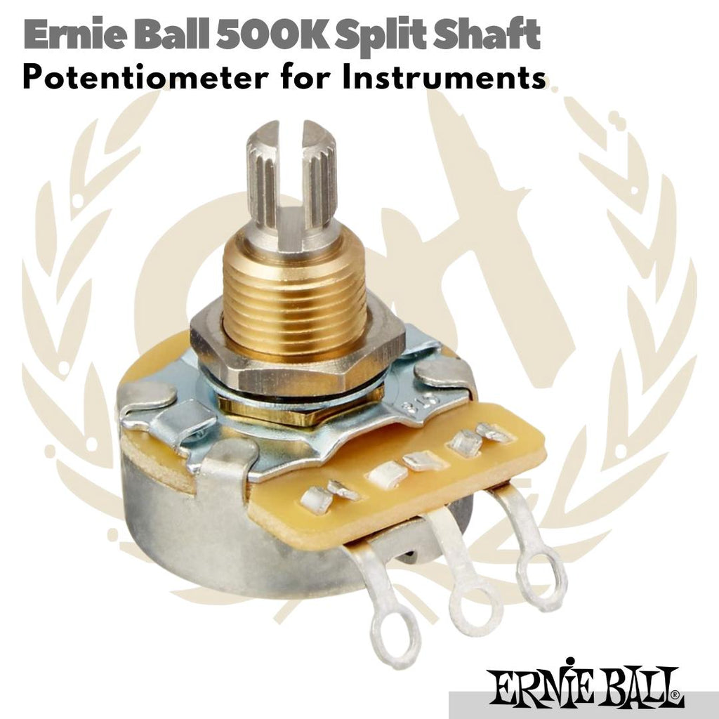 Ernie Ball 500K Solid Solid Potentiometer for Instruments | Potensio