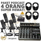 PAKET PODCAST 4 ORANG MURAH BERKUALITAS PM360 / BM800 + RT ELEGANT 6 MK2