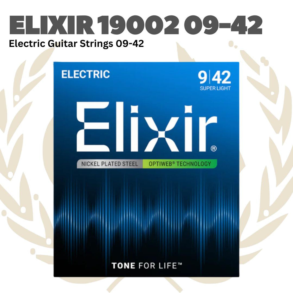 ELIXIR 19002 Optiweb Electric Guitar Strings 09-42 | Senar Gitar