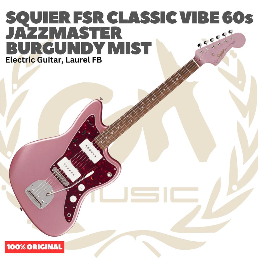 Squier FSR Classic Vibe 60s Jazzmaster Electric Guitar - Gitar Listrik Elektrik Original Asli