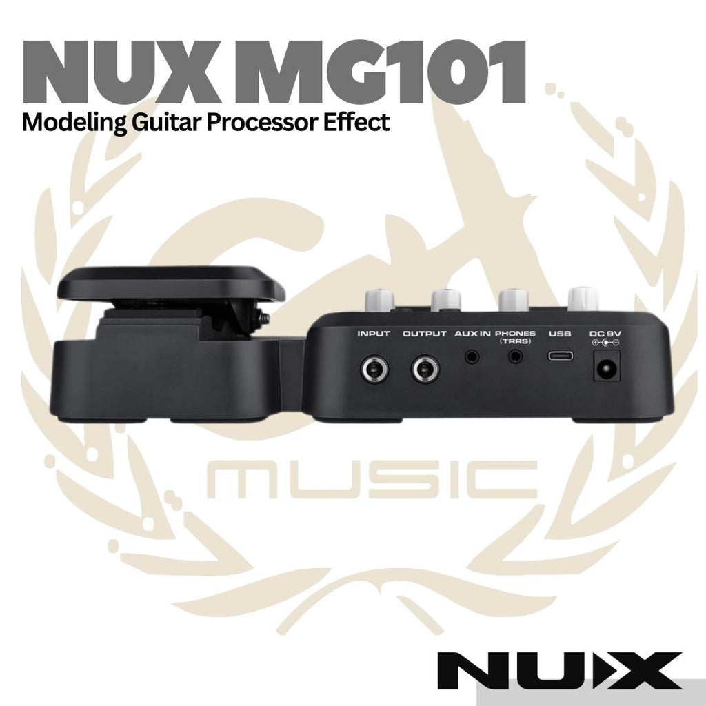 NUX MG101 Guitar Modelling Processor Effect - Efek Gitar Multi MG-101