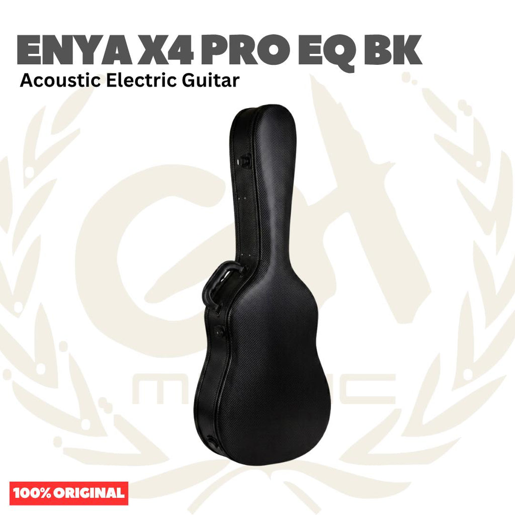 Enya X4 Pro EQ BK Carbon Fiber Acoustic Guitar - Gitar Akustik
