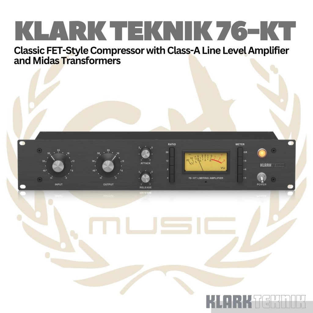 Klark Teknik 76-KT Classic FET-Style Compressor With Class-A Line Level