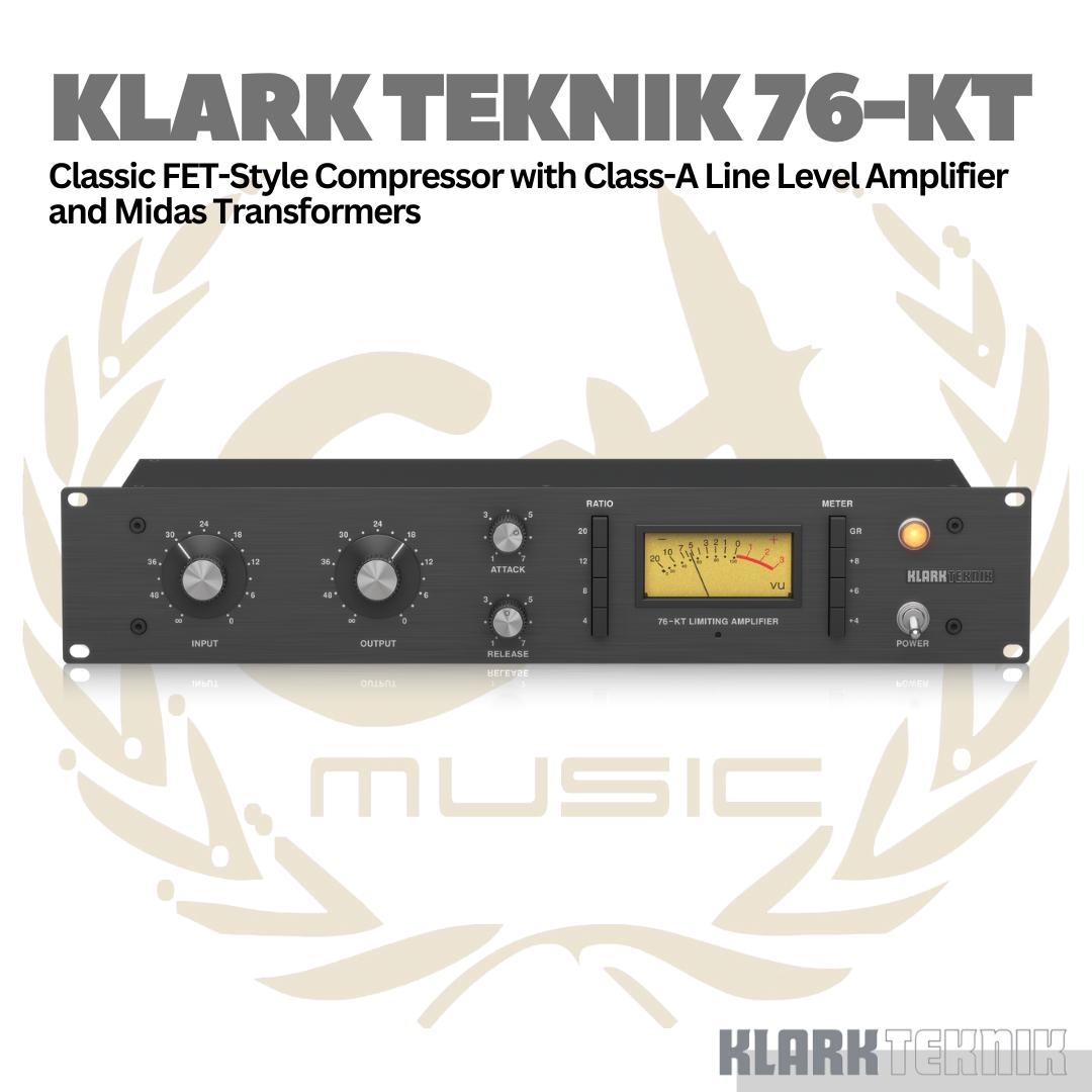 Klark Teknik 76-KT Classic FET-Style Compressor With Class-A Line Level
