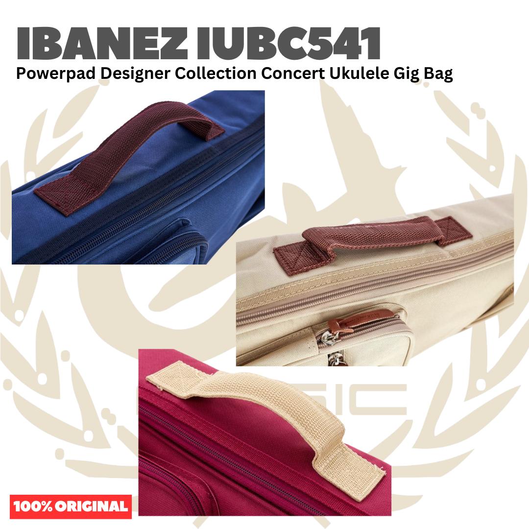 Ibanez IUBC541 Powerpad Designer Collection Gig Bag for Concert Ukulele - Tas Ukulele Concert Original Asli