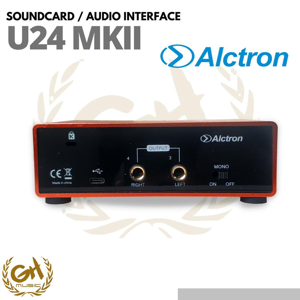 Alctron U24MK2 USB Audio Interface - Soundcard U24MKII