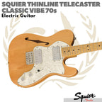 Squier Classic Vibe 70s Telecaster Thinline Electric Guitar, Maple FB - Gitar Listrik