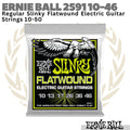 Ernie Ball 2591 Regular Slinky Flatwound Electric Guitar Strings 10-46