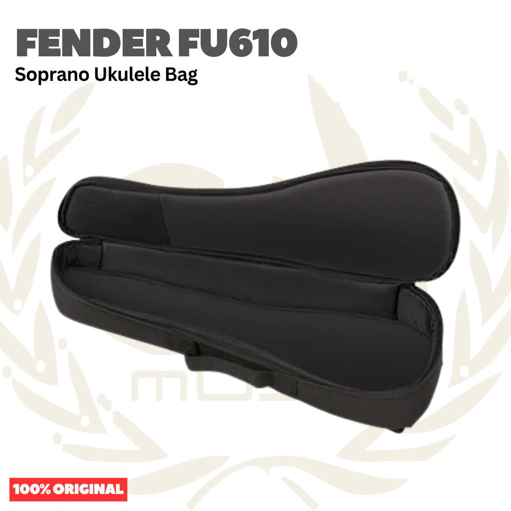 Fender FU610 Soprano Ukulele Bag - Tas Case Ukulele Sopran