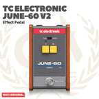 TC Electronic June-60 V2 Authentic Recreation of the Juno-60 Synthesizer Chorus with 2-Button Interface and BBD Circuitry Effect Pedal - Efek Pedal Gitar