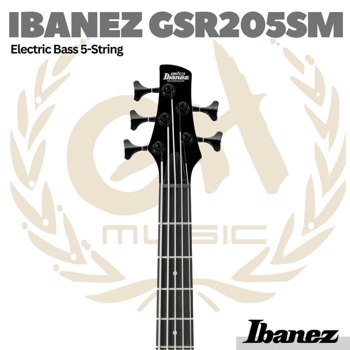 Ibanez GSR205SM 5-String Electric Bass Guitar - Bass Elektrik 5 Senar