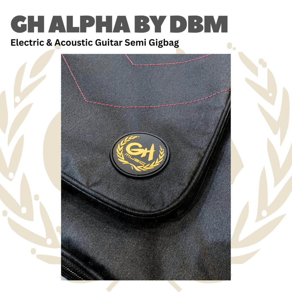 NB GH Alpha Acoustic By DBM Guitar Semi Gigbag - Tas Gitar Akustik Semi Gigbag GH Tas Gitar Klasik Semi Gigbag