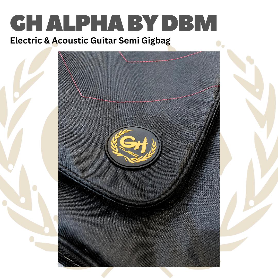 NB GH Alpha Acoustic By DBM Guitar Semi Gigbag - Tas Gitar Akustik Semi Gigbag GH Tas Gitar Klasik Semi Gigbag