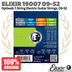 Elixir 19007 Optiweb 7-String Electric Guitar Strings 09-52 | Senar