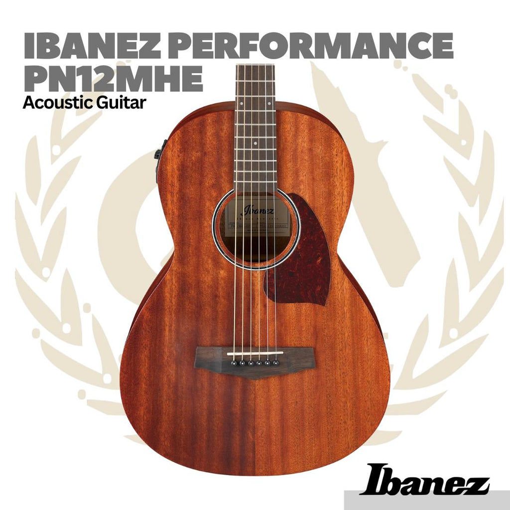 Ibanez Performance PN12MHE Acoustic-Electric Guitar - Gitar Akustik