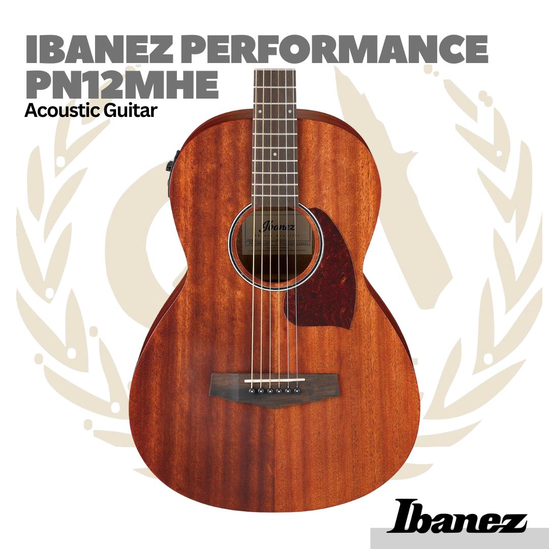 Ibanez Performance PN12MHE Acoustic-Electric Guitar - Gitar Akustik
