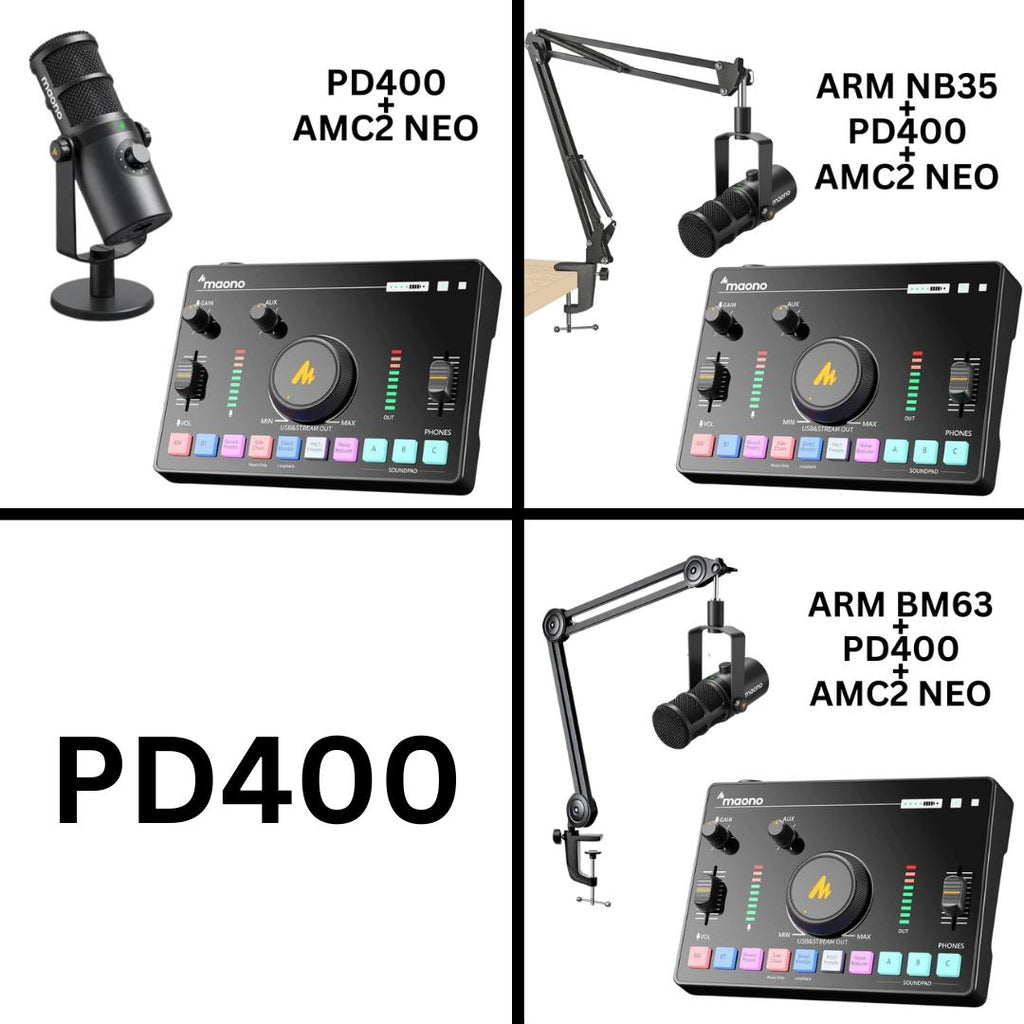 PAKET MAONO AMC2 NEO + Microphone | Gaming Live Streaming Soundcard