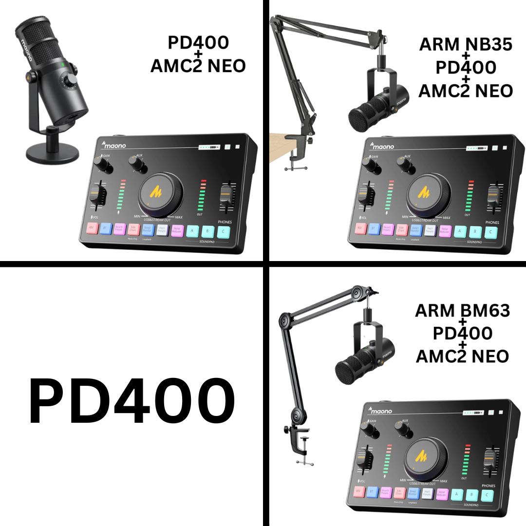PAKET MAONO AMC2 NEO + Microphone | Gaming Live Streaming Soundcard