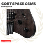 Cort Space G6MS Headless Multiscales Electric Guitar w/Bag - Gitar Listrik Elektrik