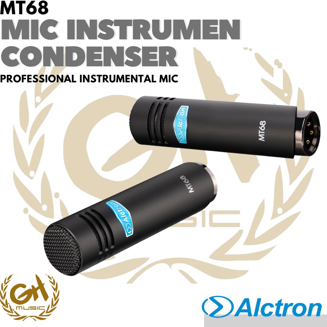 ALCTRON MT68 CONDENSER INSTRUMENT MICROPHONE - Mic Instrumen Condenser