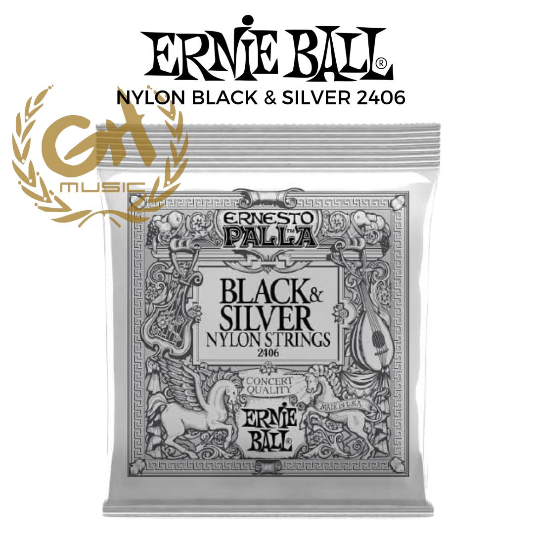 SENAR ERNIE BALL 2406 BLACK - NYLON - CLASSIC