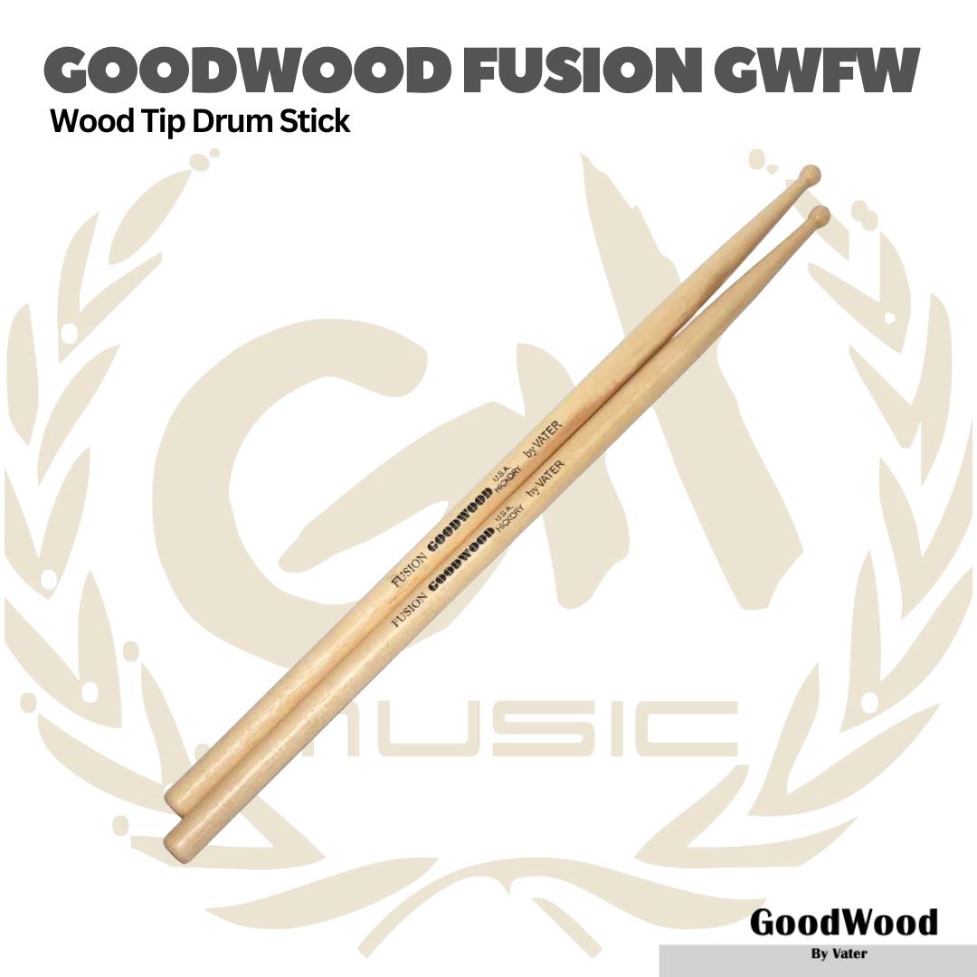 Goodwood Fusion By Vater Drum Sticks Wood Tip GWFW - Stik Drum