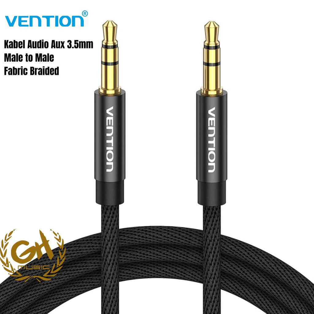 Vention BAG Kabel Audio Aux 3.5mm Male to Male Fabric Braided - 0,5m
