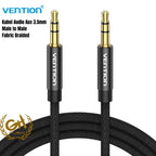 Vention BAG Kabel Audio Aux 3.5mm Male to Male Fabric Braided - 0,5m
