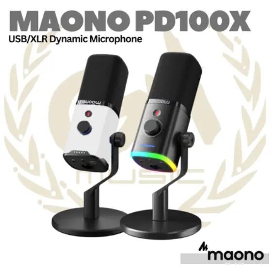 MAONO PD100X USB/XLR Dynamic Microphone - Mic PD-100X Podcast Gaming Streaming