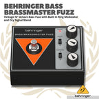 BEHRINGER BASS BRASSMASTER FUZZ VINTAGE 72" OCTAVE BASS FUZZ EFFECT - BRASS-MASTER FUZZ EFEK GITAR BASS MODULATOR BASS BRASSMASTER FUZZ