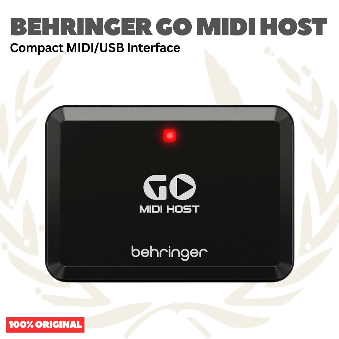 Behringer GO MIDI HOST Compact MIDI/USB Host Interface for "Plug-and-Play" Connectivity
