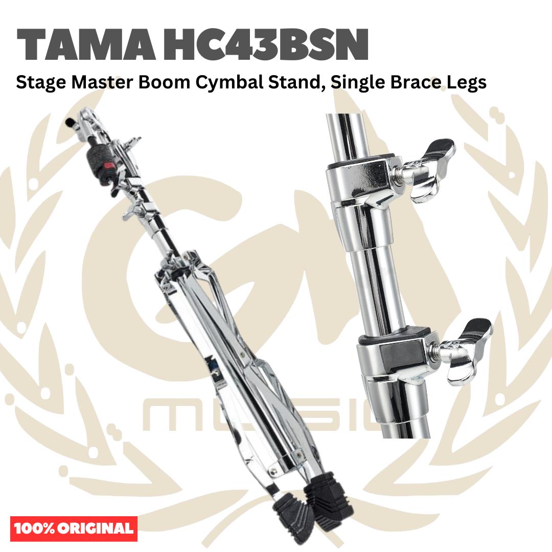 TAMA HC43BSN Stage Master Boom Cymbal Stand, Single Brace Legs - Stand Simbal Drum