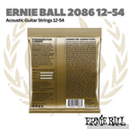 Ernie Ball 2086 Paradigm 80/20 Bronze Acoustic Guitar Strings, 12-54