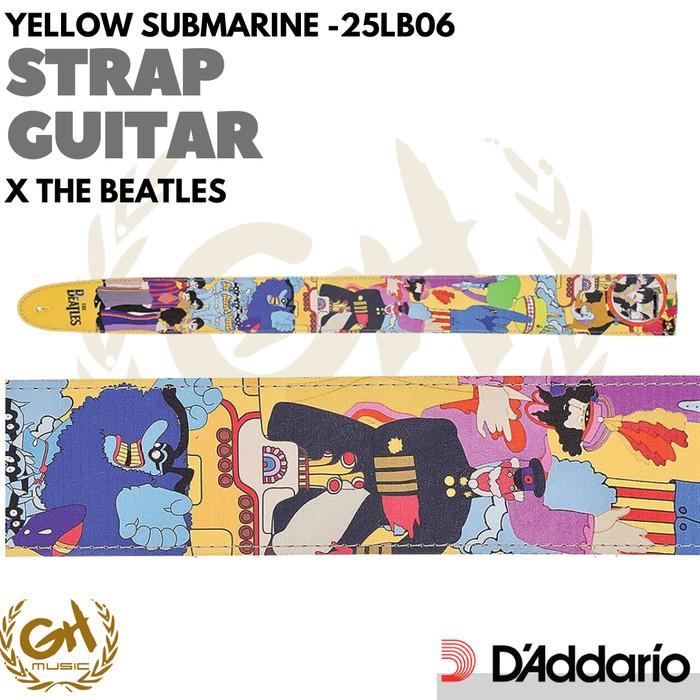 D'ADDARIO X THE BEATLES VEGAN FRIENDLY GUITAR STRAP - STRAP GITAR
