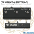 TC HELICON SWITCH-3 FOOTSWITCH - PEDAL FOOTSWITCH EFEK GITAS BASS