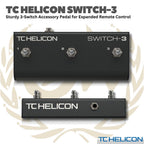 TC HELICON SWITCH-3 FOOTSWITCH - PEDAL FOOTSWITCH EFEK GITAS BASS
