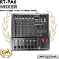Recording Tech RT-PA6 Professional Stereo Mixer | RT PA 6 - RT PA6