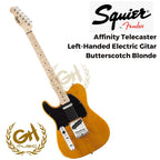 Squier Afinity Telecaster Left-Handed Electric Gitar Buterscotc Blonde