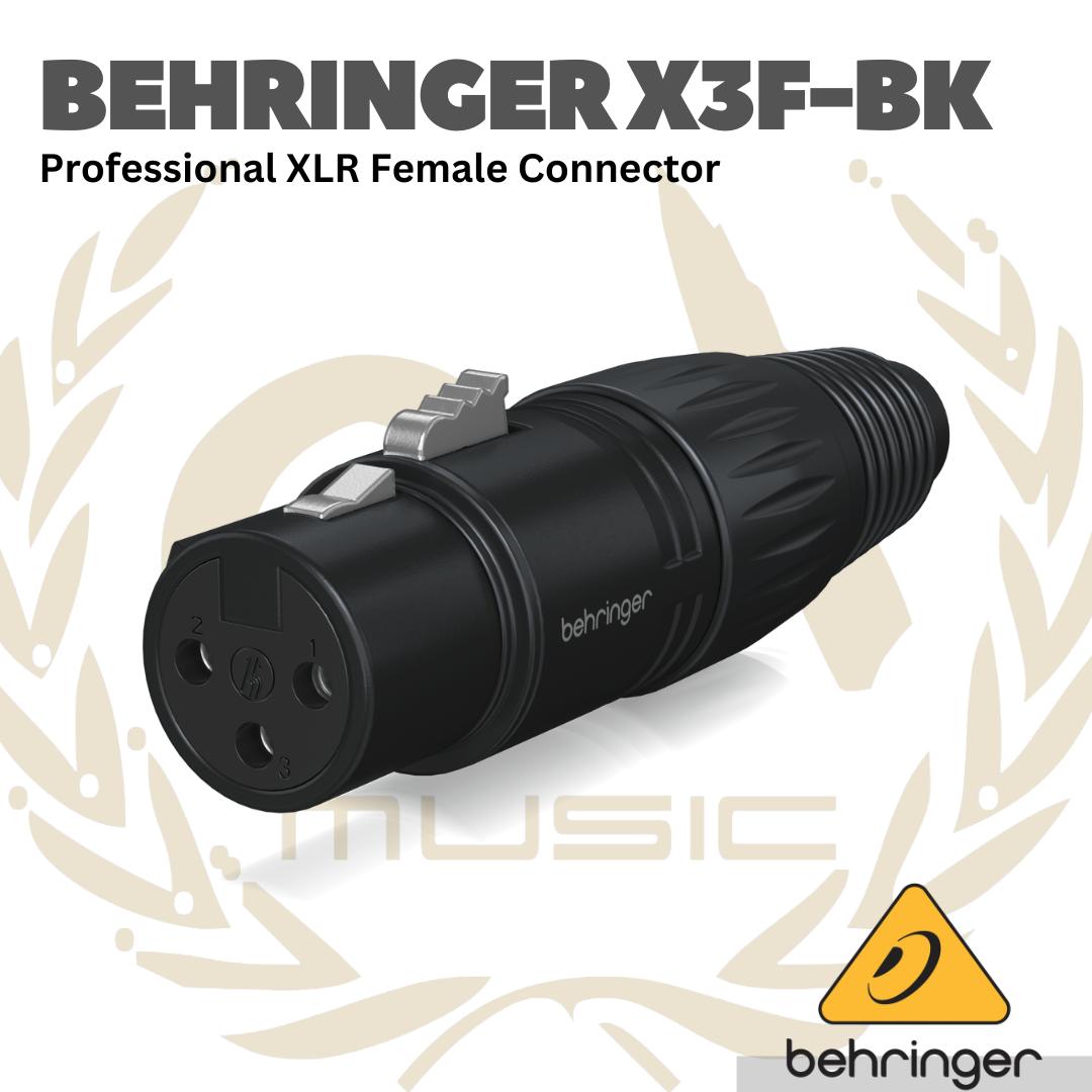 Behringer X3F Professional XLR Female Connector - Jack XLR Female 3 Pin X3-F