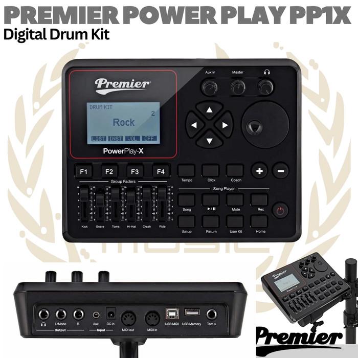 PREMIER POWERPLAY-X PP1X Digital Electric Drum Kit | Elektrik