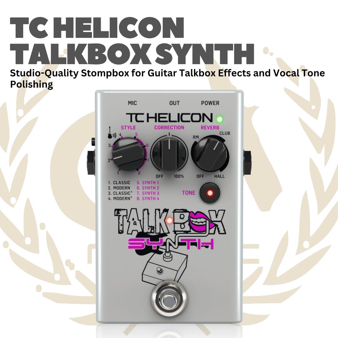 TC Helicon Talk Talkbox Synth - Efek Gitar Bass Pedal