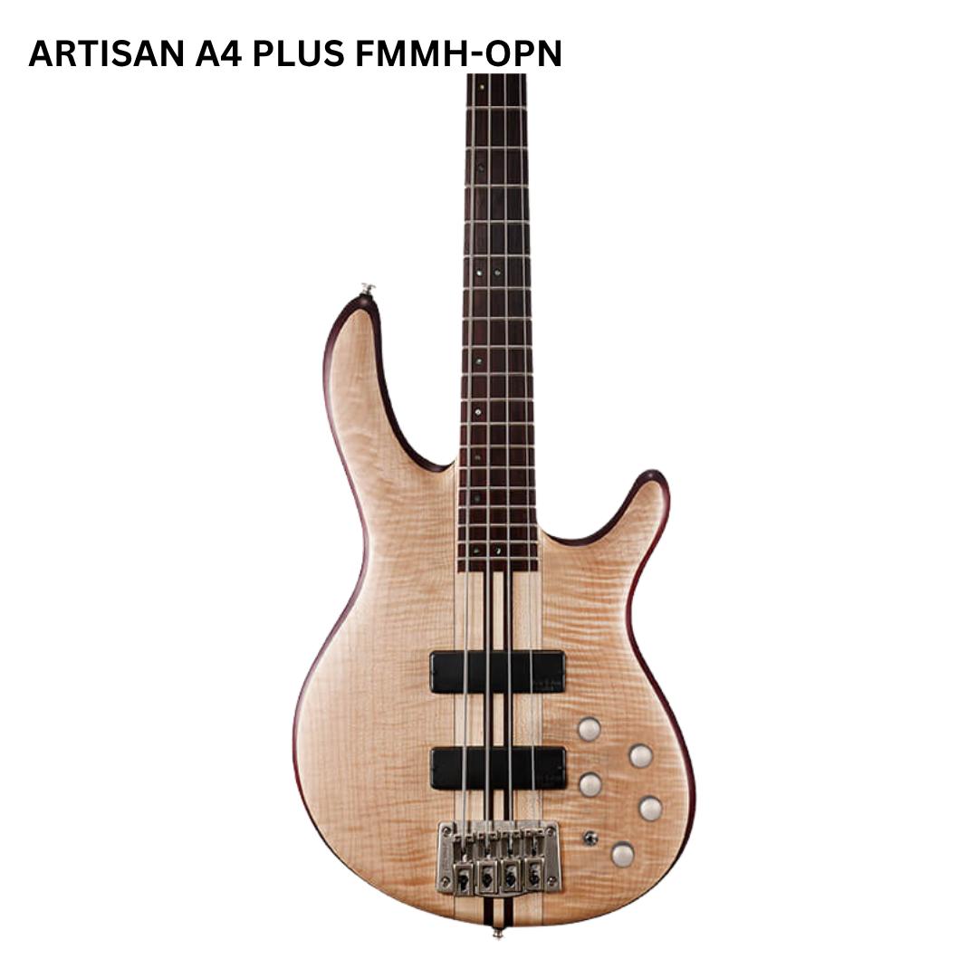 Cort Artisan A4 Plus FMMH Electric Bass Guitar - Bass Listrik Elektrik