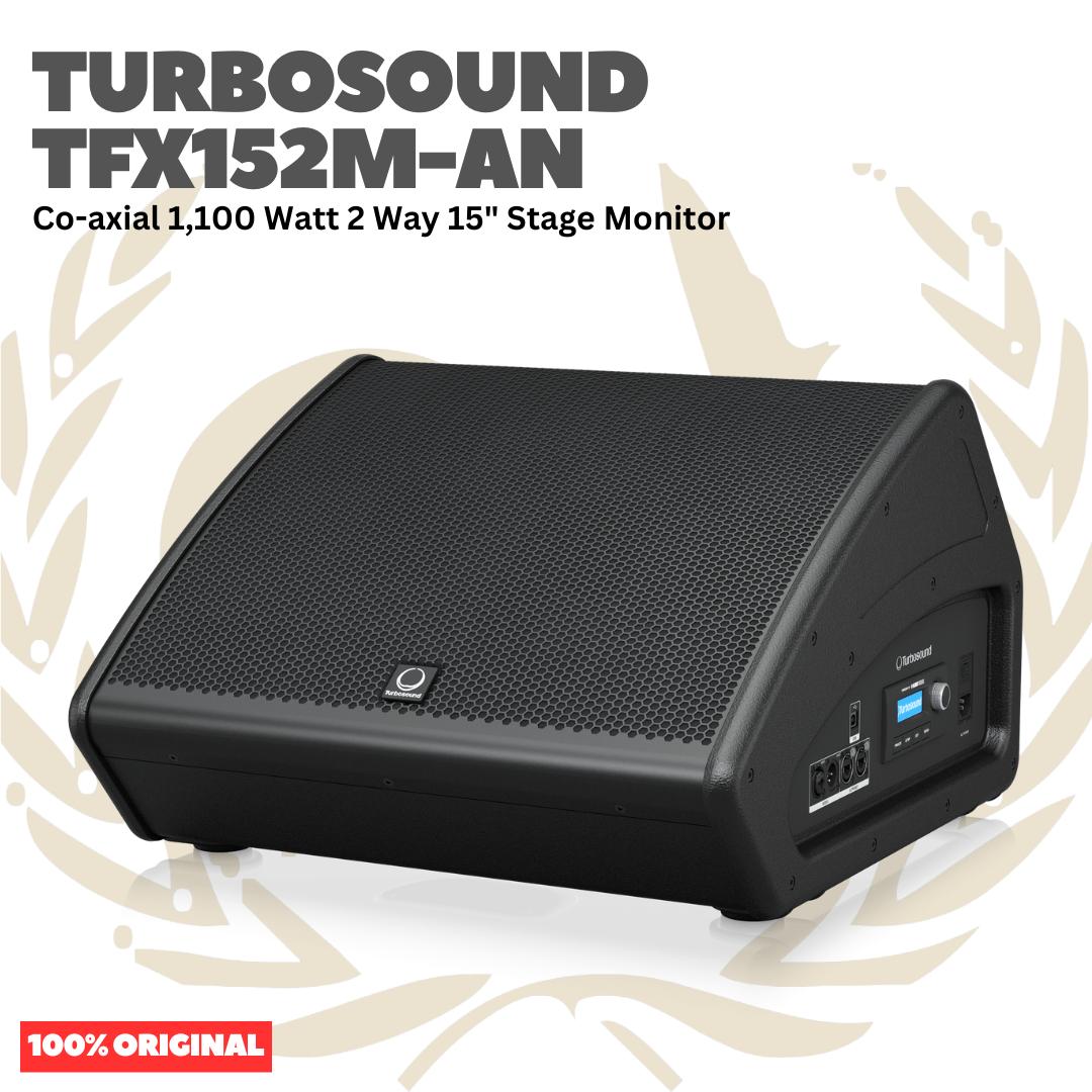 TURBOSOUND TFX152M-AN Co-axial 1100 Watt 2 Way 15" Stage Monitor with DSP Technology and ULTRANET - Speaker Monitor Aktif Smart Speaker Portable Panggung Original Asli