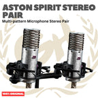 ASTON SPIRIT STEREO PAIR Multi-pattern Condenser Microphone Stereo Pair - Mic Kondensor Mik Sepasang Set Multipolar Mikrofon Original Asli
