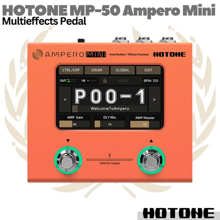 HOTONE MP50 Ampero Mini Multi effects Pedal | Efek Gitar Multieffect