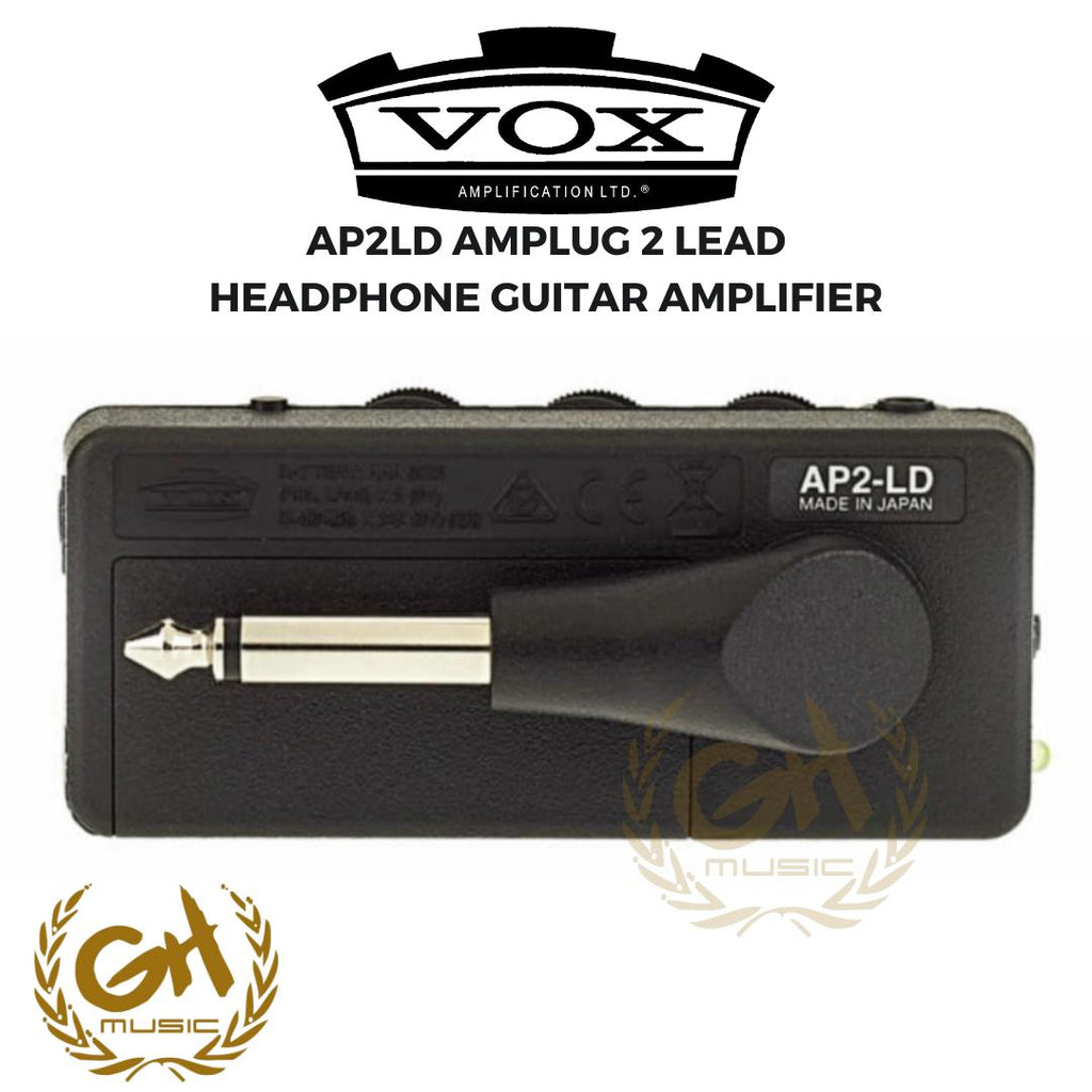 VOX AMPLUG 2 LEAD HEADPHONE GUITAR AMPLIFIER