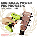 Ernie Ball P09626 Power Peg Pro USB-C Rechargeable String Winder Tuning Machine - Mesin Pemutar Senar 9626 Original Asli