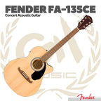 Fender FA-135CE Concert Acoustic Guitar - Gitar Akustik